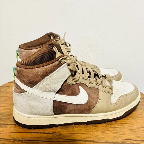 Nike Dunk High Light Chocolate DH5348-100 Men Size 9.5